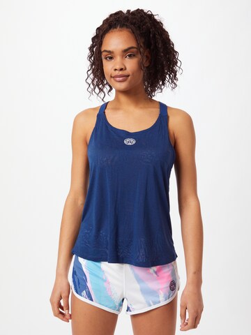 BIDI BADU Sports Top 'Maila Burnout Tech' in Blue: front