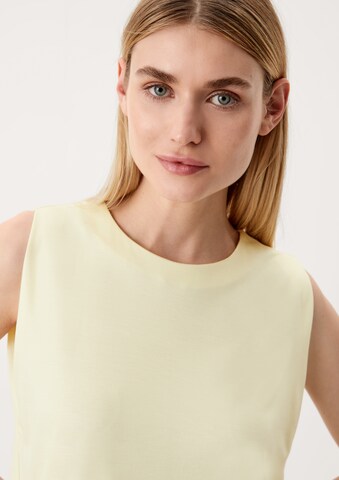 s.Oliver BLACK LABEL Top in Yellow