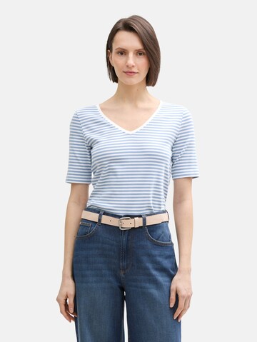 TOM TAILOR Shirt in Blue: front