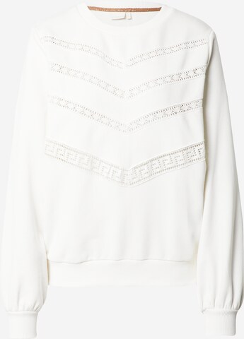 NÜMPH Sweatshirt 'CALLE' in Weiß: front