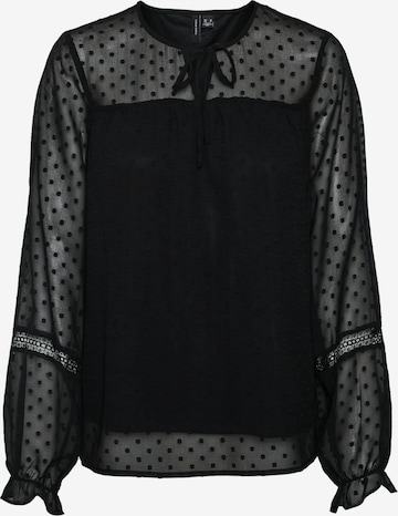 Camicia da donna 'Leah' di VERO MODA in nero: frontale