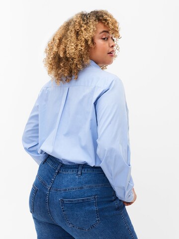 Zizzi Bluse 'EJALA' in Blau