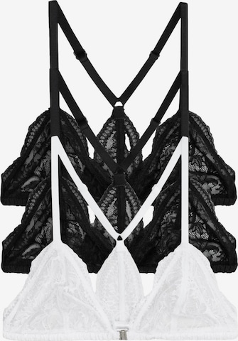 Soutien-gorge The Set en noir : devant