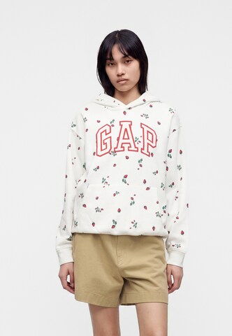 GAPSweater majica 'HERITAGE' - bijela boja