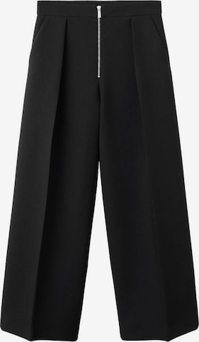 MANGO Loose fit Pants 'Laly' in Black: front