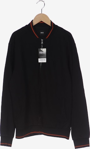 BOSS Black Sweatshirt & Zip-Up Hoodie in XL in Black: front