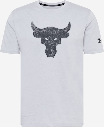 UNDER ARMOUR Funkčné tričko 'Rock Brahma Bull' - Sivá: predná strana