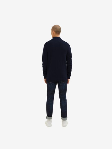 TOM TAILOR Knit Cardigan in Blue