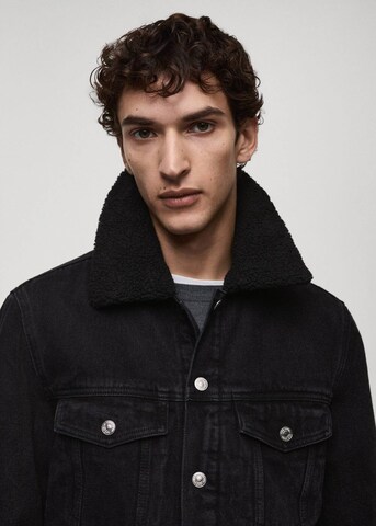 MANGO MAN Jacke 'Wasp' in Schwarz