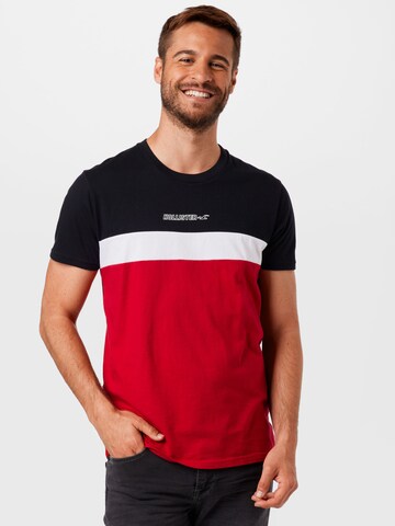 T-Shirt HOLLISTER en rouge : devant