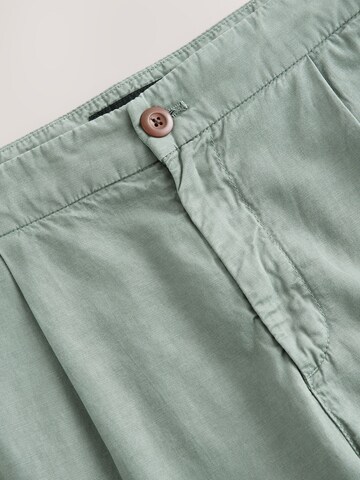 Next Обычный Брюки со складками в Зеленый