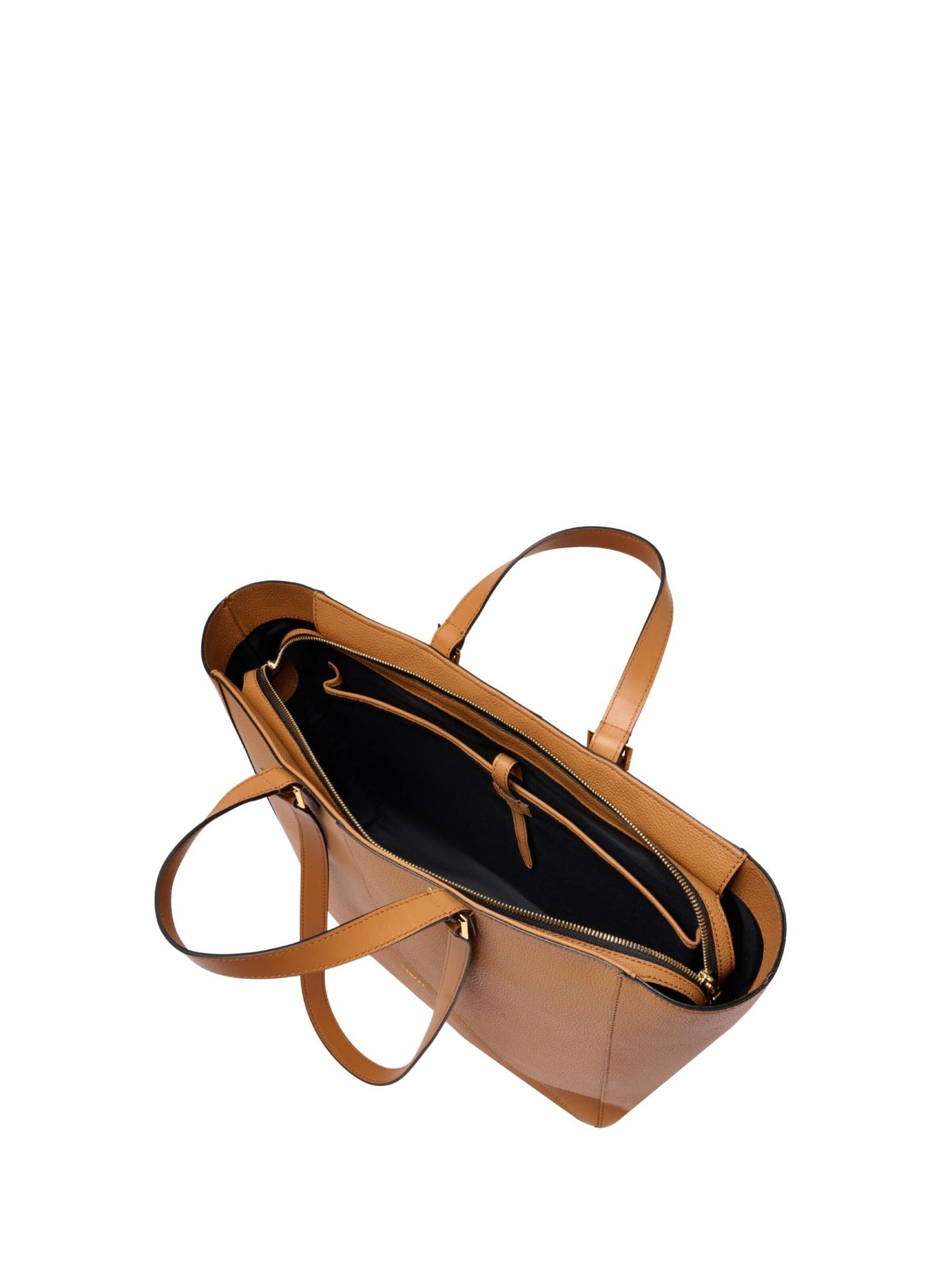 Lancel - Shopper 'Lancel Cabas / Shopping Enveloppe Camel Femme' en marrón