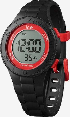 Montre digitale Ice-Watch en noir : devant