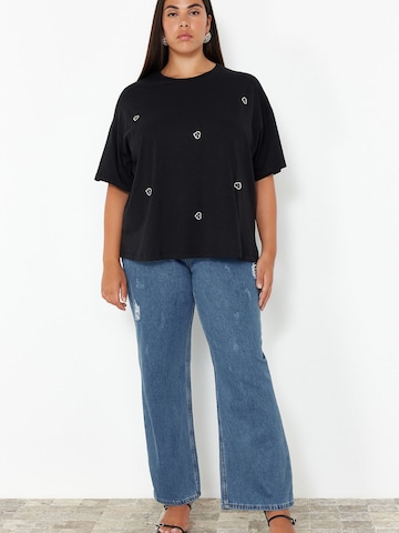 T-shirt Trendyol Curve en noir