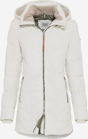 CAMEL ACTIVE Winter Jacket in White: front