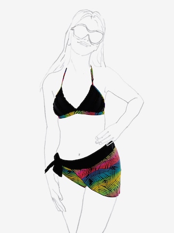 Triangle Bikini petit amour en mélange de couleurs