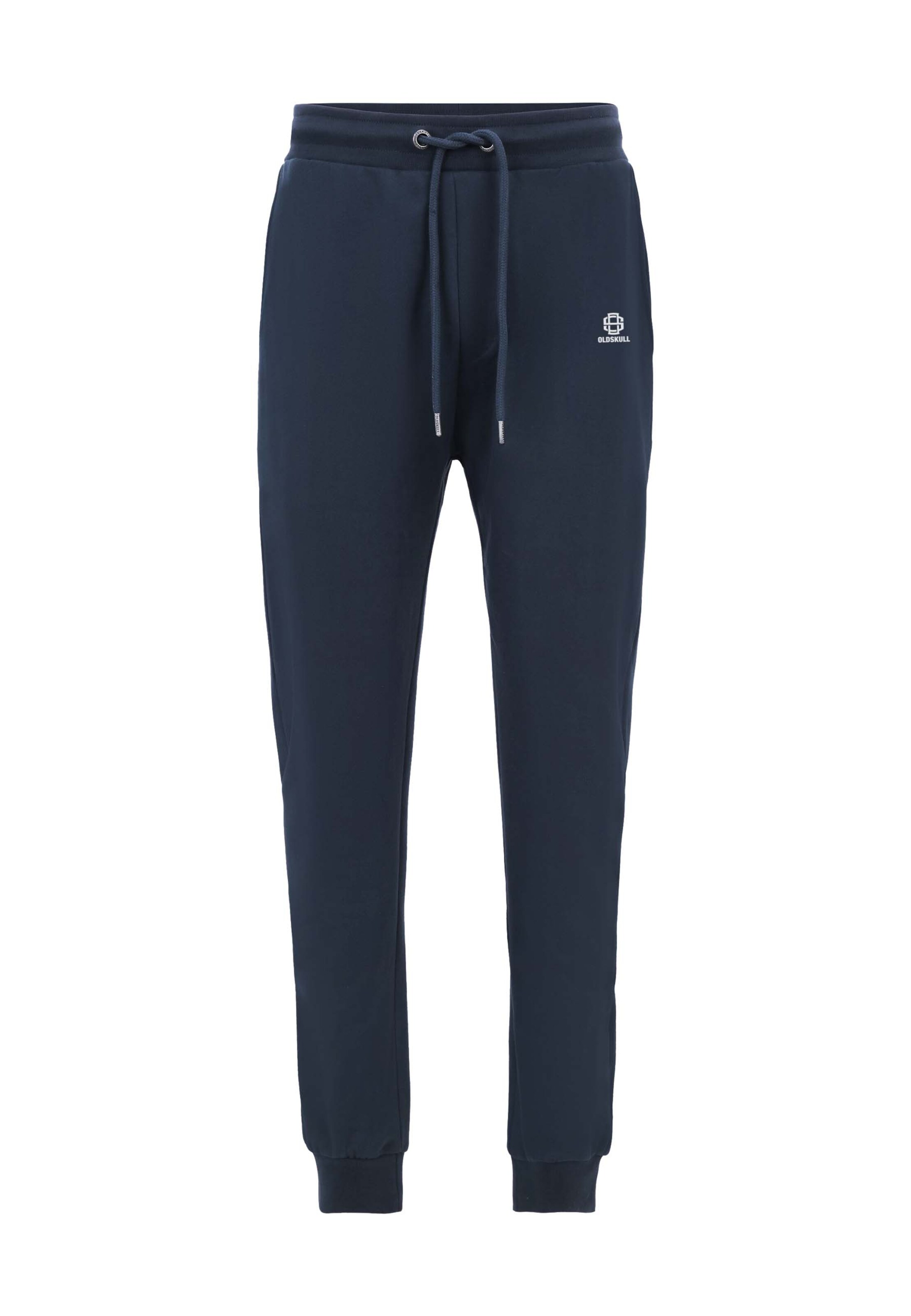 Oldskull Jogger 'Basic Oldskull 25 Logo' in Blau: Vorderseite