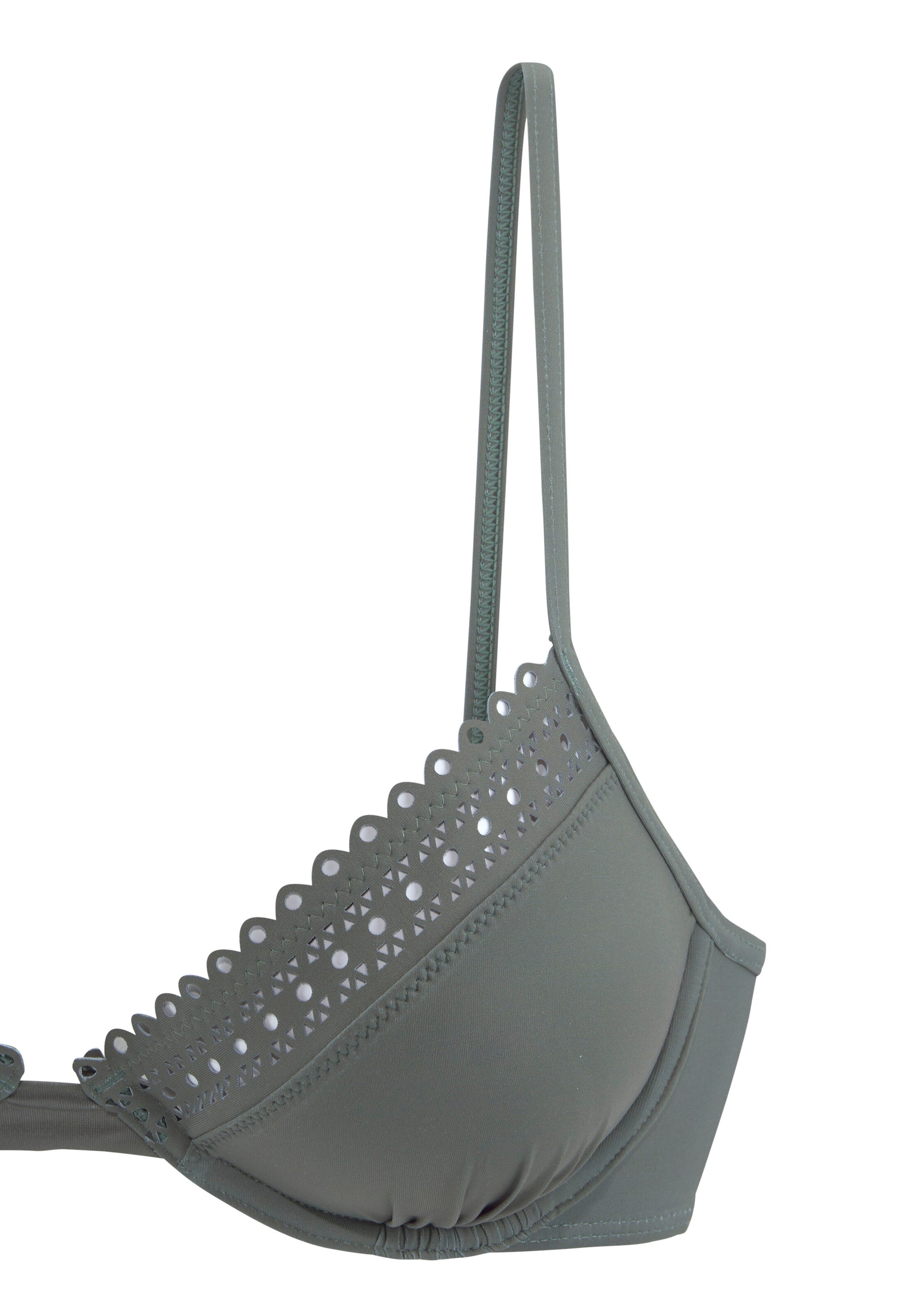 s.Oliver Push-up Bikini top in Green