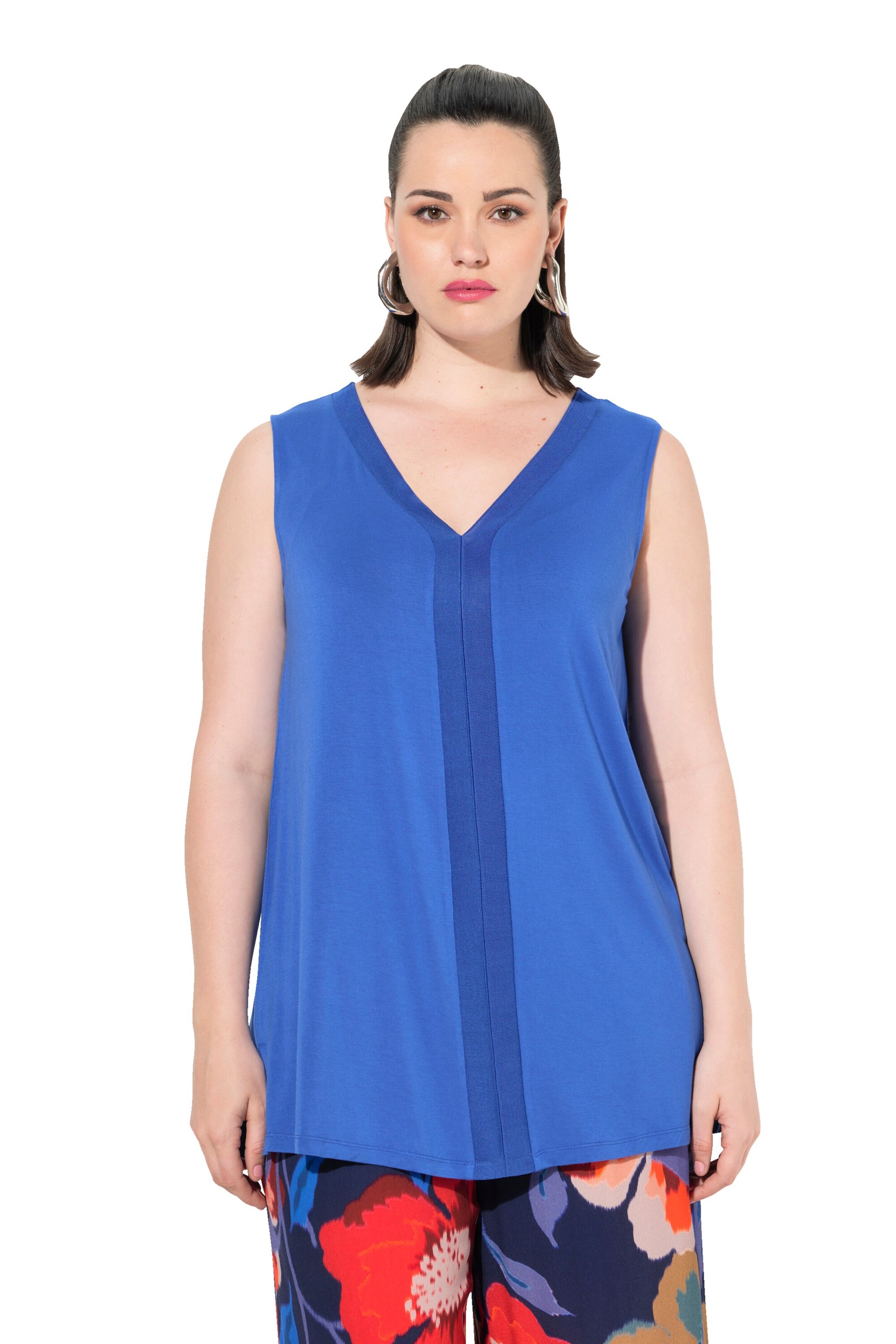 Ulla Popken Top in Blauw: voorkant