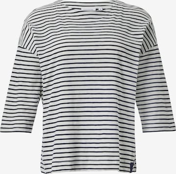 comma casual identity Shirt in Blauw: voorkant