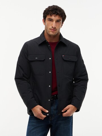 Veste mi-saison TOMMY HILFIGER en noir : devant