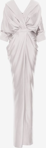 acob a porter Abendkleid in Weiß: Vorderseite