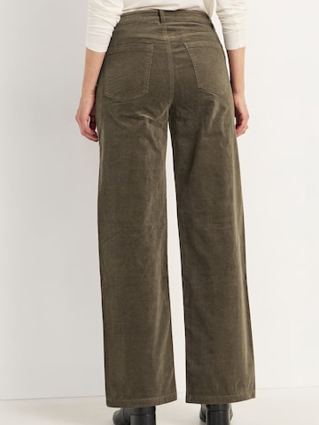 Cellbes of Sweden Wide leg Broek in Groen