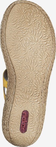 Rieker Mules in Yellow