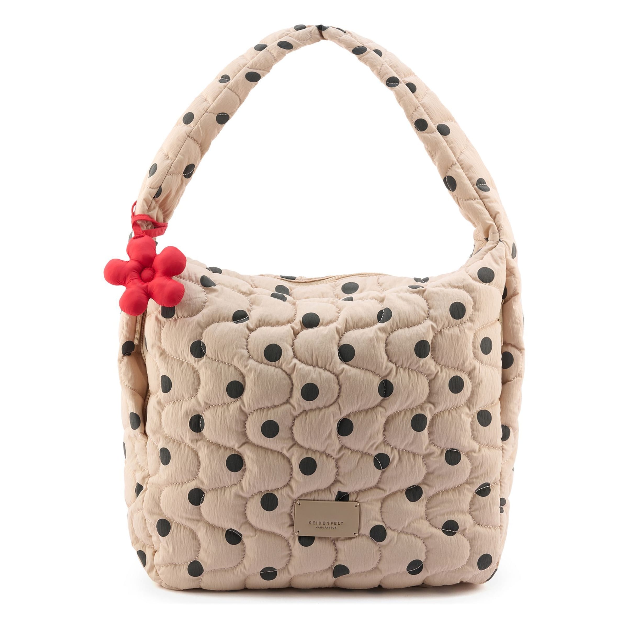 Borsa a spalla 'Vaala ' di Seidenfelt in beige: frontale
