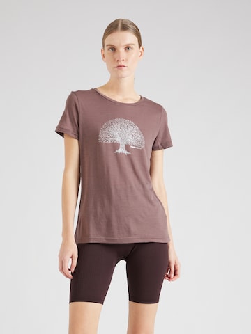 super.natural Performance Shirt in Brown: front
