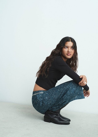 MANGO TEEN Skirt in Blue