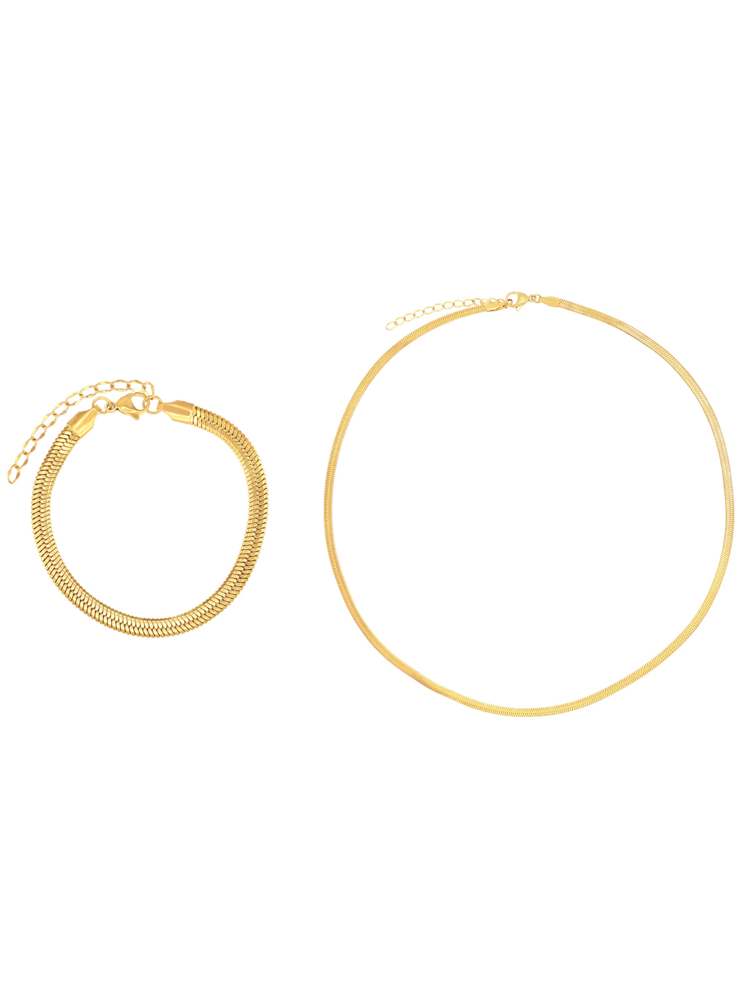 Parure de bijoux 'Janne' Heideman en or : devant