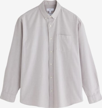 Next Regular fit Button Up Shirt in Grey: front