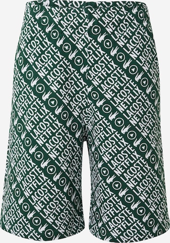 LACOSTE - regular Pantalón en verde: frente