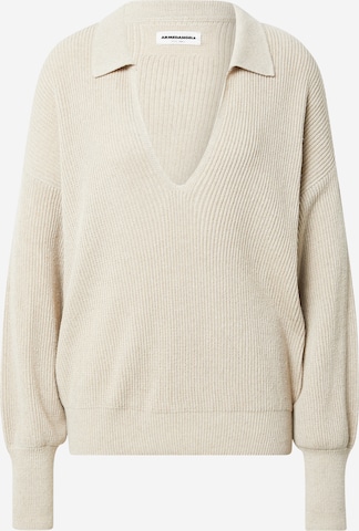 ARMEDANGELS Sweater 'Rana Lino' in Beige: front