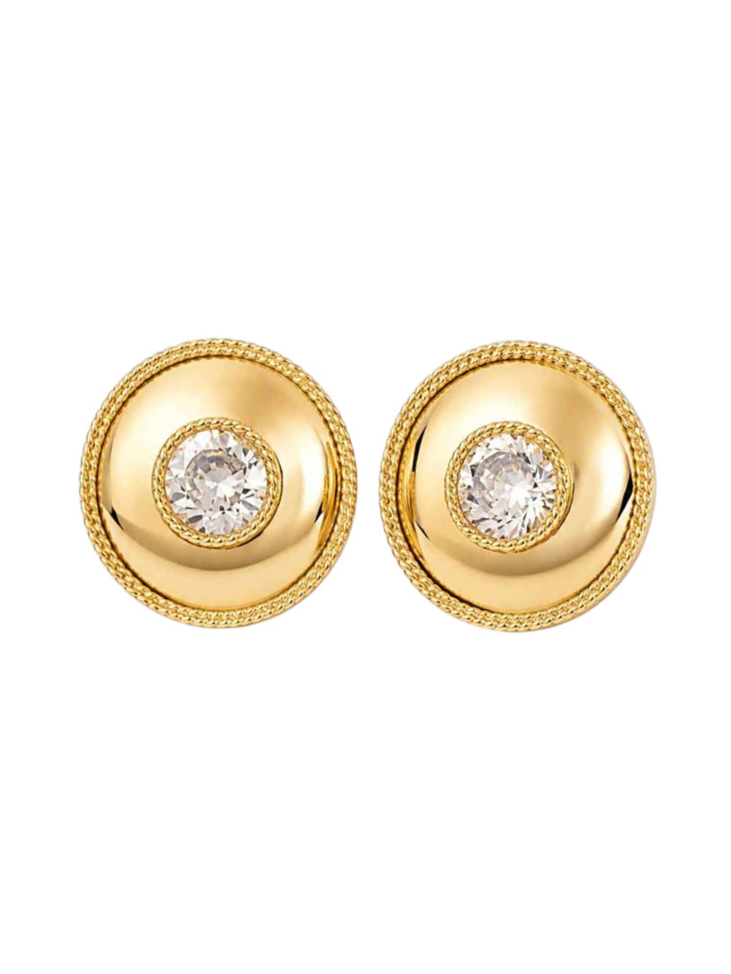 RteRme Earrings in Gold: front