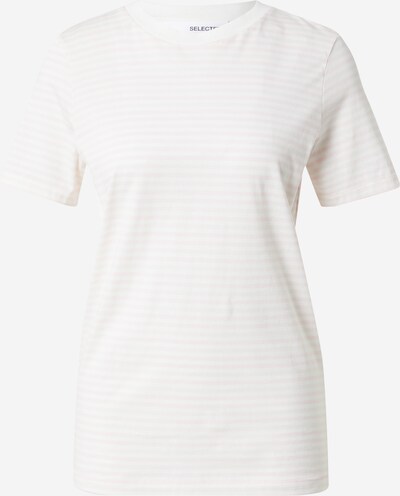 SELECTED FEMME Тениска в бледорозово / бяло, Преглед на продукта