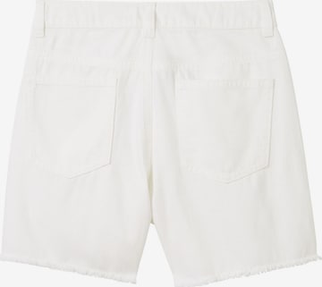 TOM TAILOR Regular Shorts in Weiß