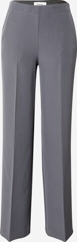 modström Wide leg Pleated Pants 'Nelli' in Grey: front