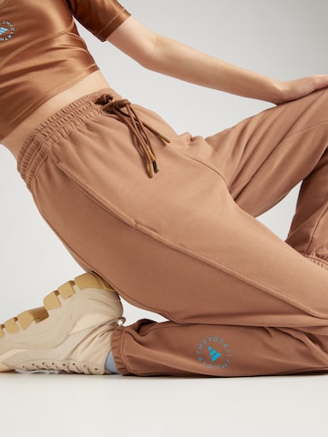ADIDAS BY STELLA MCCARTNEY Tapered Workout Pants in Brown