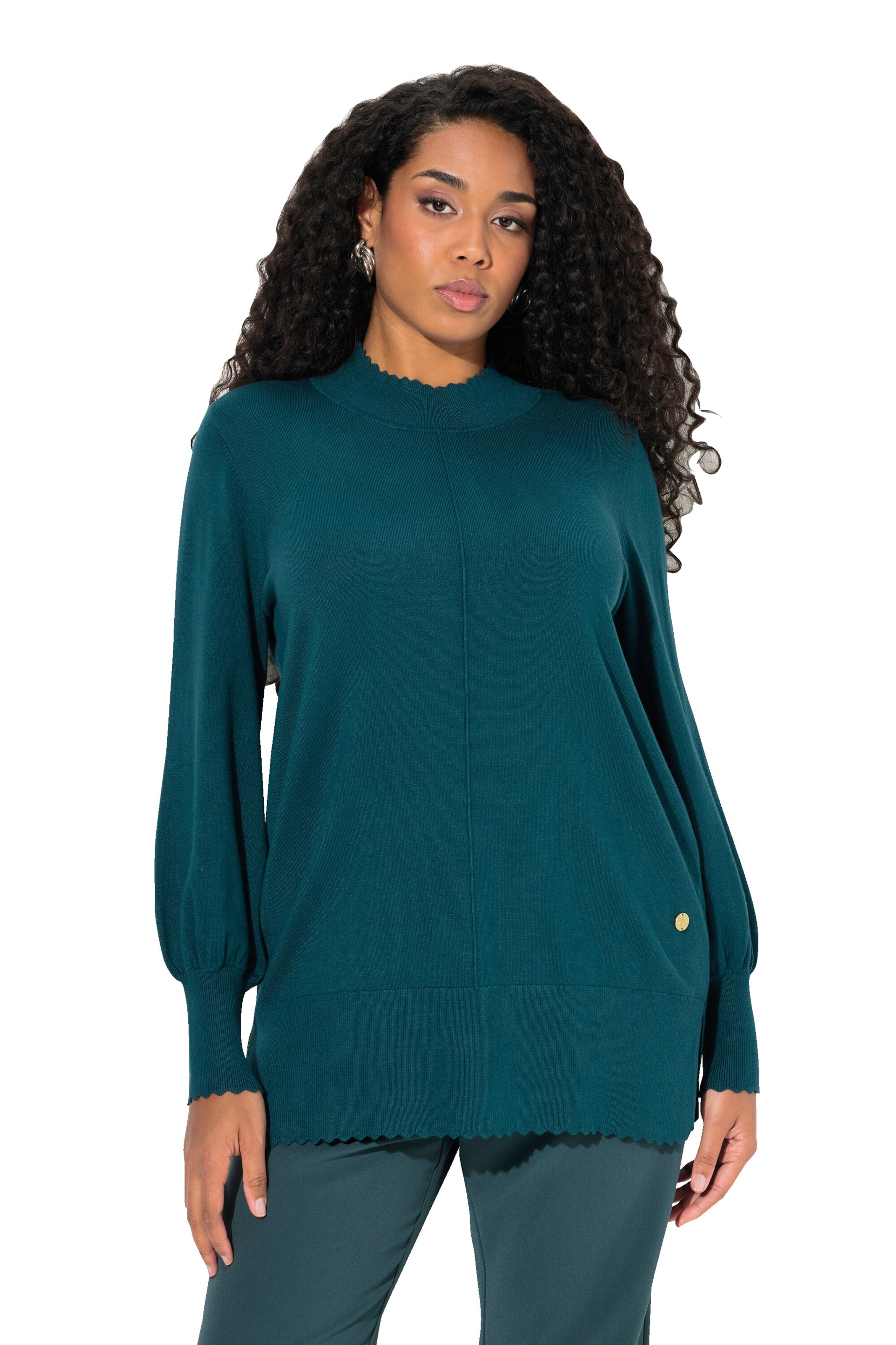 Ulla Popken Pullover in Blau: Vorderseite