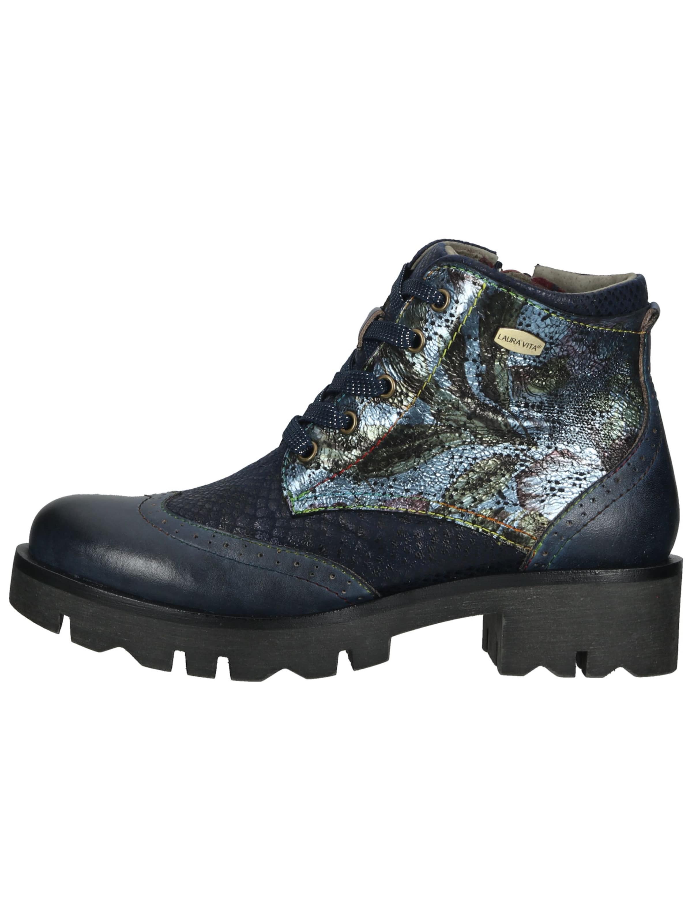 Bottines à lacets Laura Vita en bleu