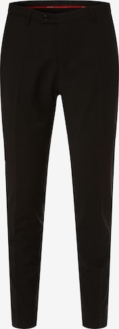 CG CLUB OF GENTS Pleated Pants in Black: front