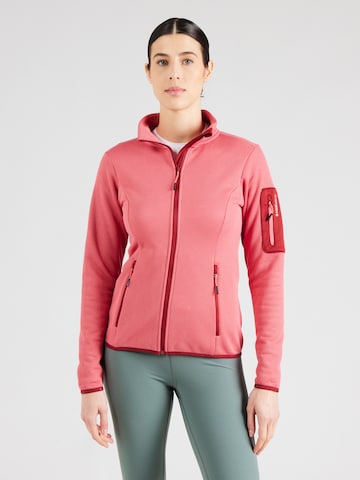 Veste en polaire fonctionnelle 'BOWERSVILLE' ICEPEAK en rose : devant