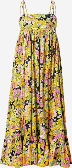 Warehouse Ljetna haljina u svijetlozelena / mandarina / svijetloroza / crna, Pregled proizvoda