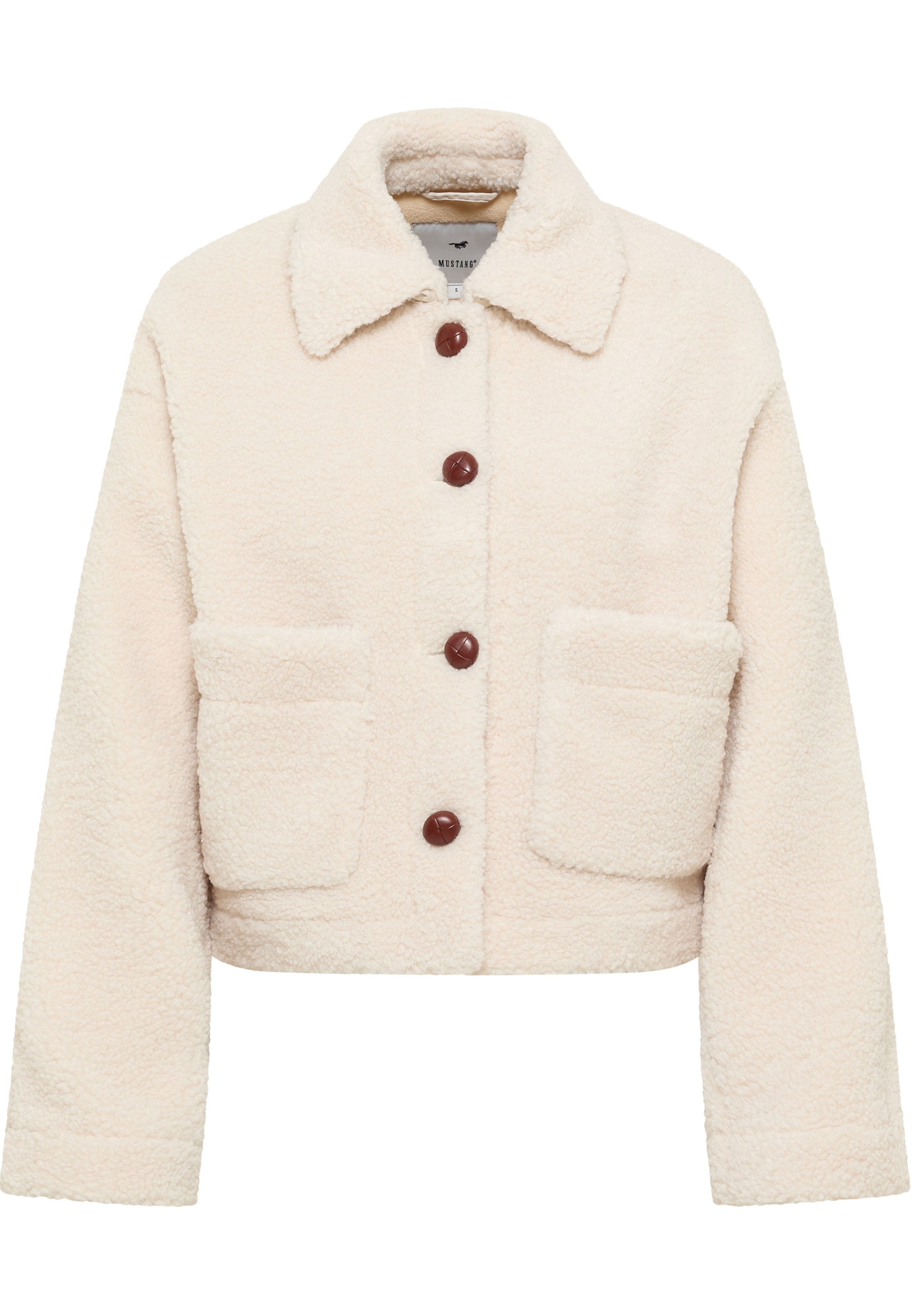 MUSTANG Jacke 'Style Sherpa' in beige, Produktansicht