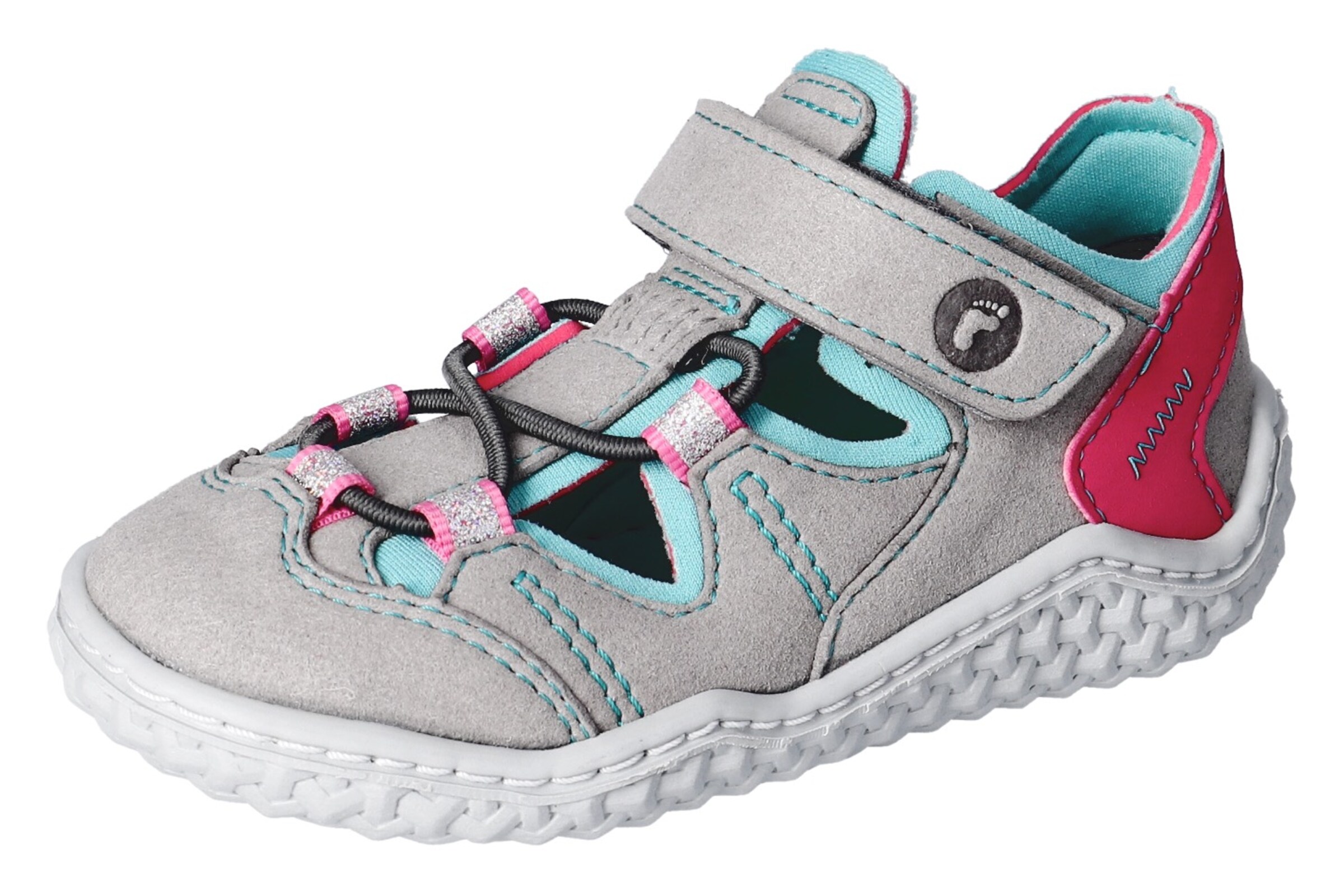 RICOSTA Sandale 'Jeff' in Grau: Vorderseite