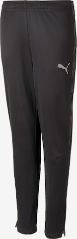 PUMASlimfit Sportske hlače 'ACTIVE SPORTS' - crna boja: prednji dio