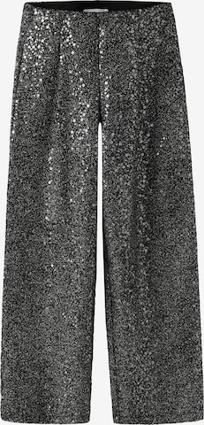 juoda NAME IT Plačios klešnės Kelnės 'NKFSURA': priekis