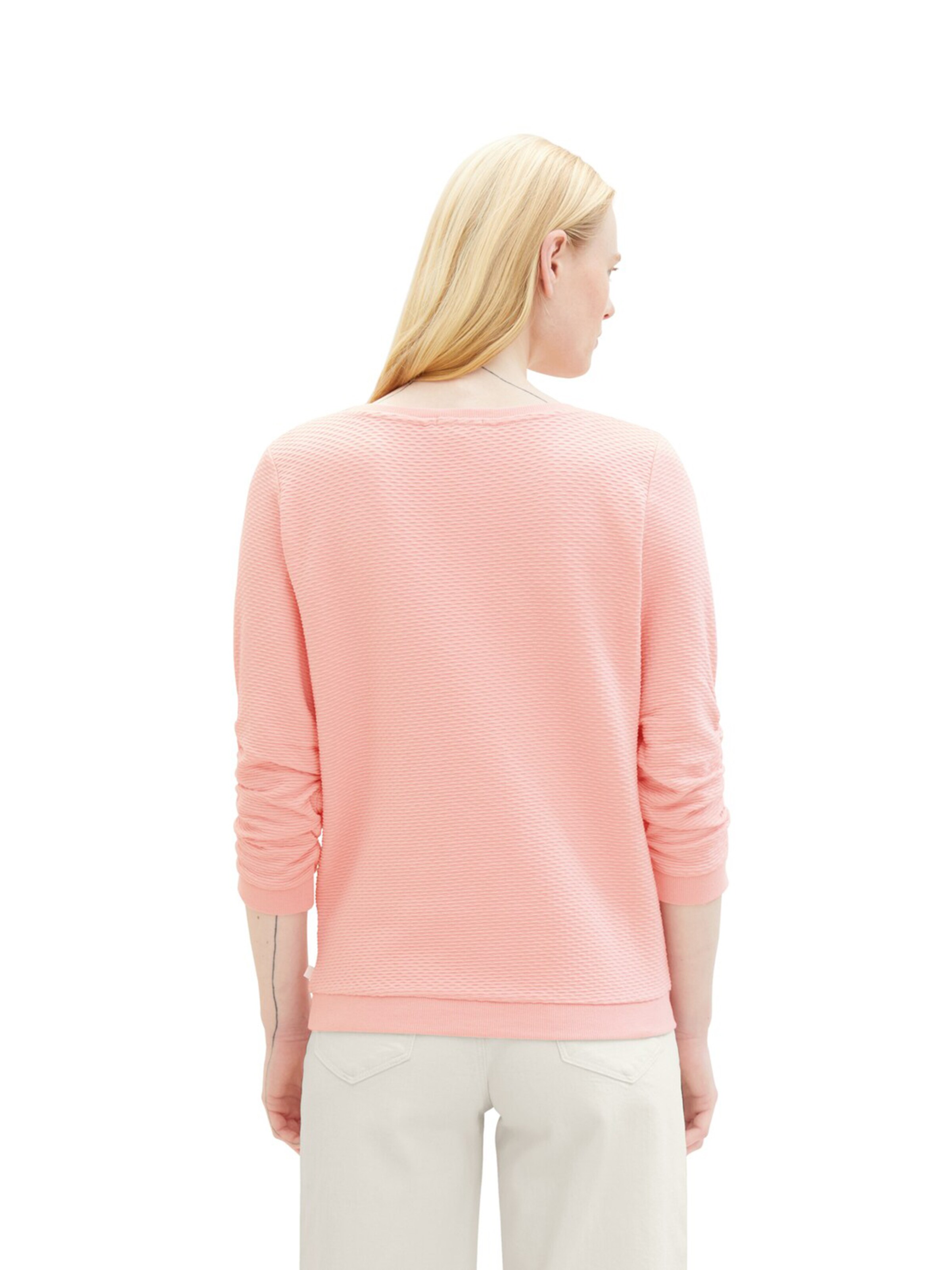 Bluză de molton de la TOM TAILOR DENIM pe roz